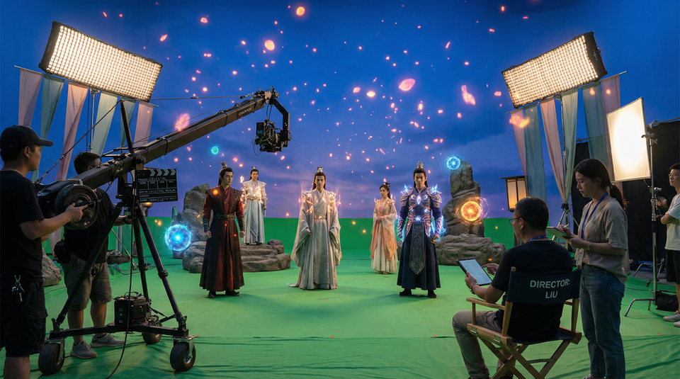 海角社区影视传媒视频制作现场